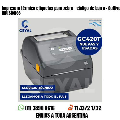Impresora térmica etiquetas para zebra  código de barra – Cultivo de té e infusiones